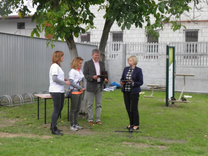 Otwarcie siłowni zewnętrznej w Pilczynie 